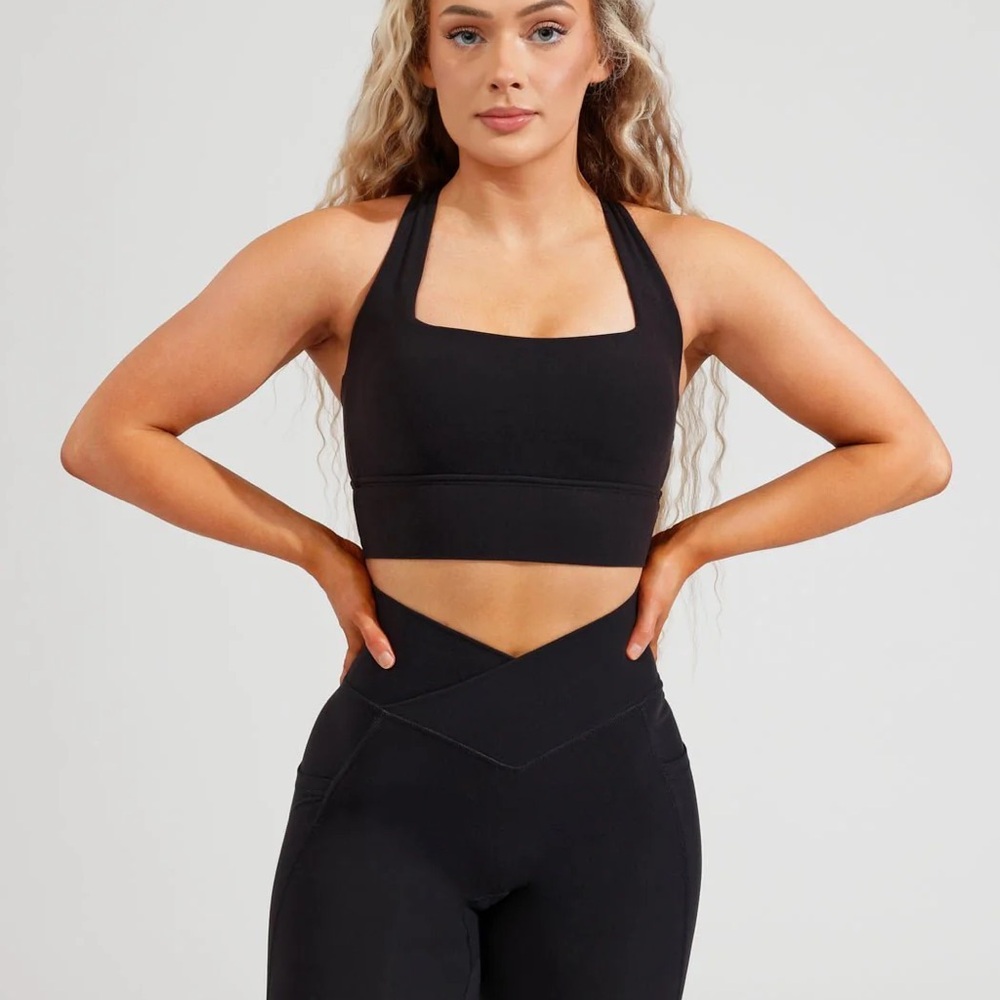 BuffBunny Black Sports Bra